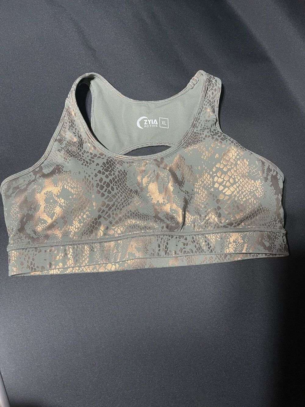 Zyia Active Open Back Women’s Sports Bra Size XL #0261